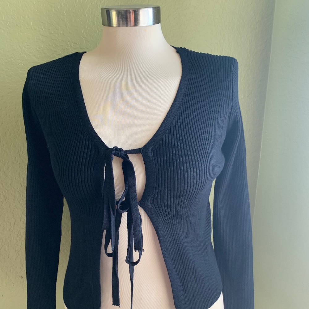 Full Circle Trends Double Tie Front Cardigan